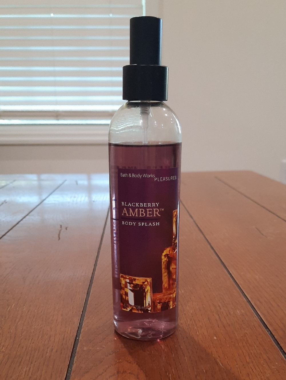 Rare Bath & Body Works Blackberry Amber Body Splash